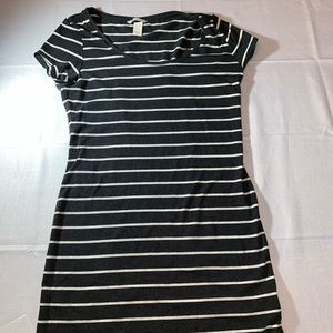 Stretchy and comfy, striped dress